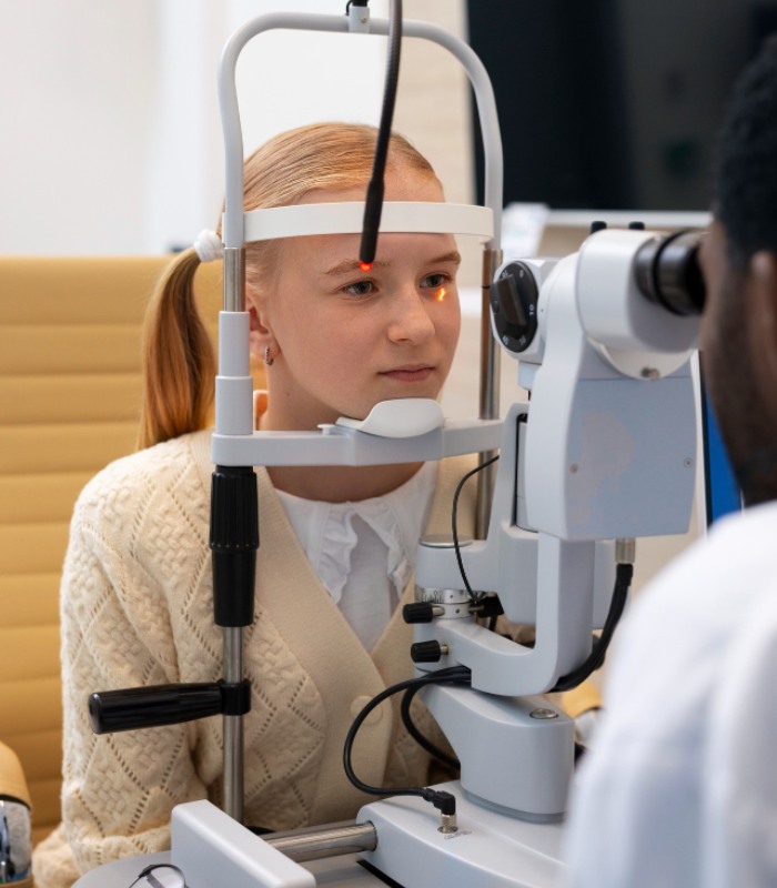 Examen visuel opticien